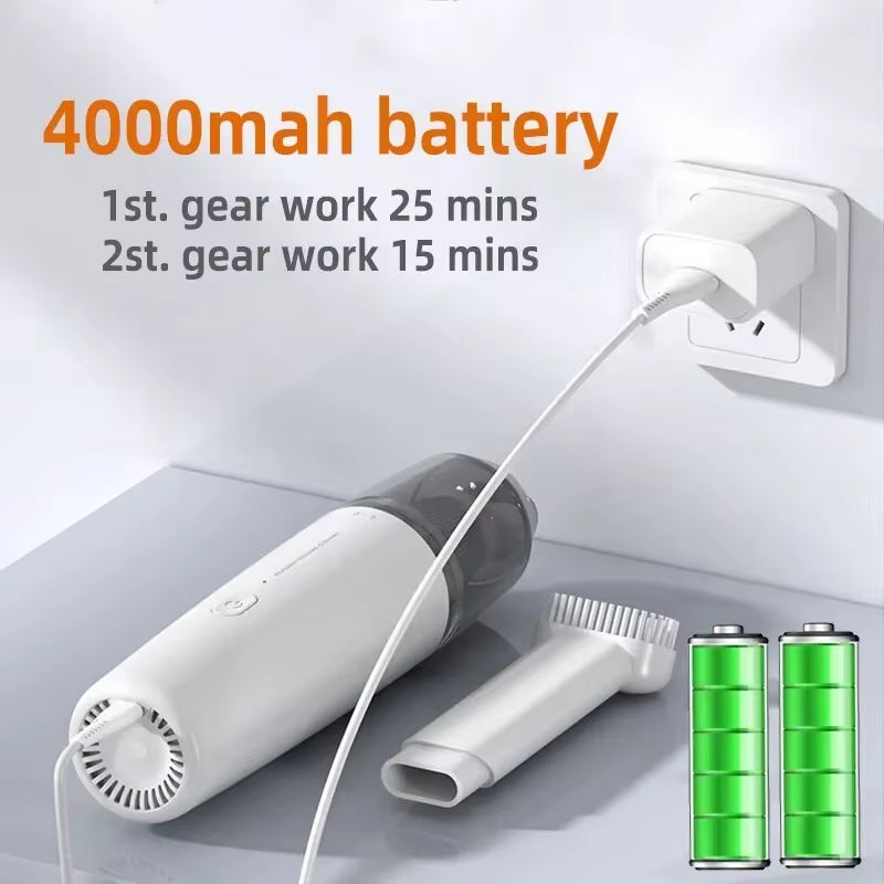 Xiaomi Car Vacuum Cleaner Electric Household Mini Portable High Power Handheld Wireless Powerful Dust Remover & Deep Cleaning